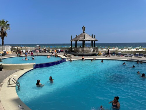 Wraparound Balcony provides Gorgeous Gulf Views from Every Room