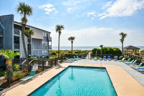 Pool - A Place At The Beach 1K - Two Bedroom, Two Bath Ocean View Condo (Garden City Beach)