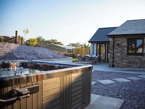 Terrace/patio - 3 bedroom accommodation in Bethania, near Aberaeron (Bethania, near Aberaeron)