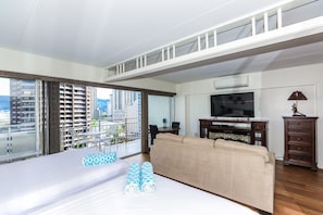 1 soverom, strykejern/-brett, wi-fi (inkludert) og sengetøy