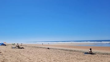 Vlak bij het strand