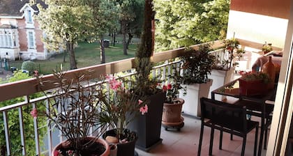 70 m² apartment with balcony near a park and 400 m from the sea