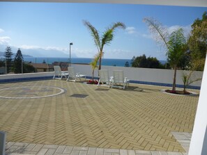 Terrace/patio - Blue Apartment 3, Sea view 200 m from the beach 20% DISCOUNT JULY SEVEN (Alcamo)