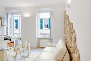 Apartment, 1 Bedroom | Living area | Flat-screen TV