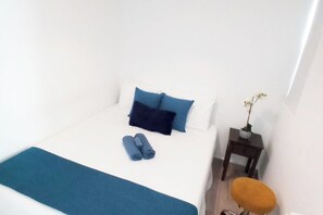 1 bedroom, iron/ironing board, travel crib, WiFi