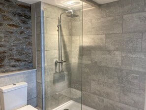 Apartment | Bathroom | Shower, hydromassage showerhead, free toiletries, hair dryer