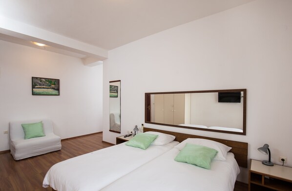 Wi-fi (inkludert) og sengetøy