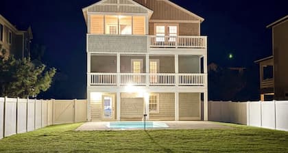 N3325-Oceanside, Nags Head, Saturday Check In, Private Pool!