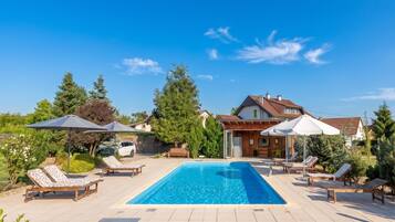 Family Villa, Multiple Bedrooms, 2 Bathrooms, Mountainside (Pool Villa Prleški Raj) | Pool | Seasonal outdoor pool