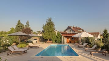 Family Villa, Multiple Bedrooms, 2 Bathrooms, Mountainside (Pool Villa Prleški Raj) | Pool | Seasonal outdoor pool, a heated pool