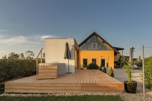 Family Villa, Multiple Bedrooms, 2 Bathrooms, Mountainside (Pool Villa Prleški Raj) | Terrace/patio - Pool Villa Prleski Raj (Križevci)
