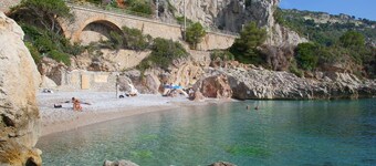 You could spent the whole day on the terrace watching the Mediterranean sea