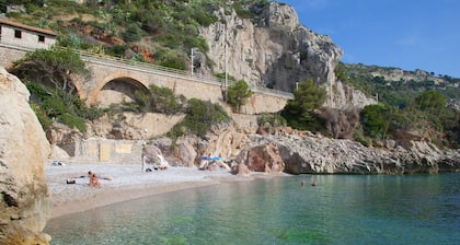 You could spent the whole day on the terrace watching the Mediterranean sea
