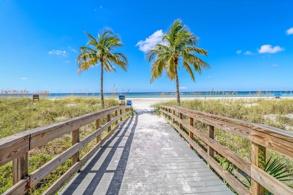 Condo (Estero Island Beach Villas 206) | Beach | On the beach, water skiing, fishing
