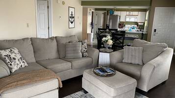 Smart TV, DVD player, music library