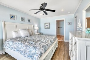 7 bedrooms, iron/ironing board, free WiFi, bed sheets - Heaven Can Wait - Oceanfront w/ Heated Pool and Sooo Much More! (Garden City Beach)
