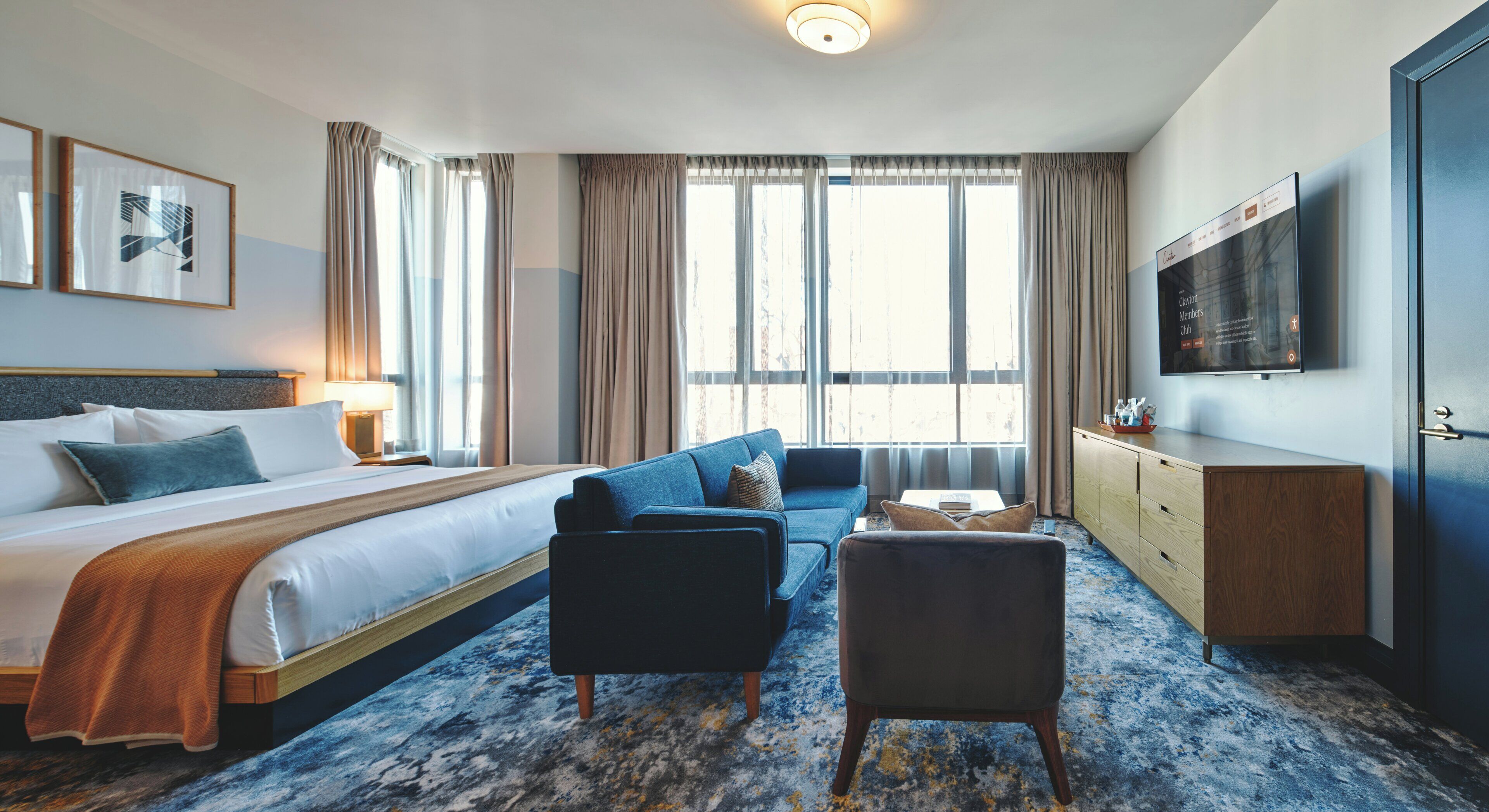 Suite junior, 1 cama King size | Ropa de cama de alta calidad y minibar 