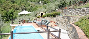 Tuscan villa in the Chianti hills