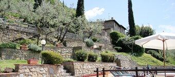 Tuscan villa in the Chianti hills