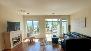 TV connectée, cheminée