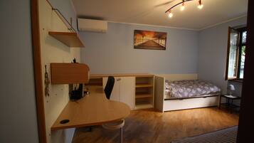 2 camere, ferro/asse da stiro, culla da viaggio, Wi-Fi gratuito