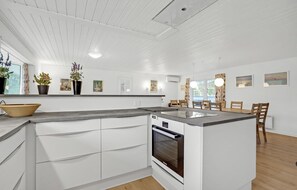 Kühlschrank, Mikrowelle, Herdplatte, Geschirrspüler