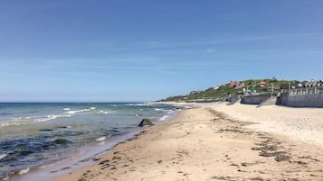 Vlak bij het strand
