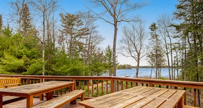 Lakefront home with firepit, large deck, & amazing views