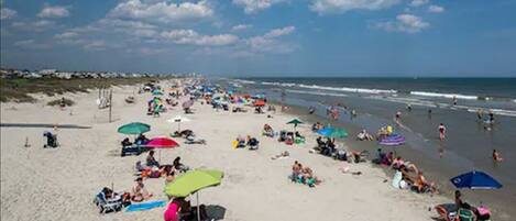 Beach nearby, sun-loungers