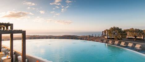 Una piscina riscaldata