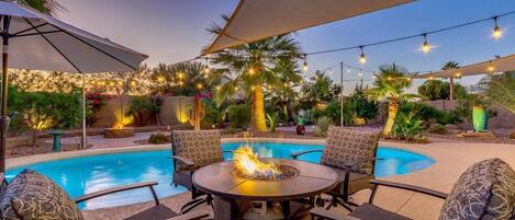 Una piscina climatizada