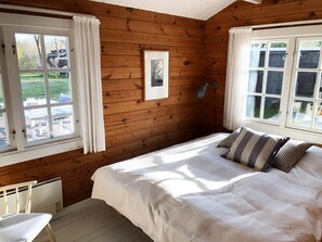 2 makuuhuonetta, vuodevaatteet