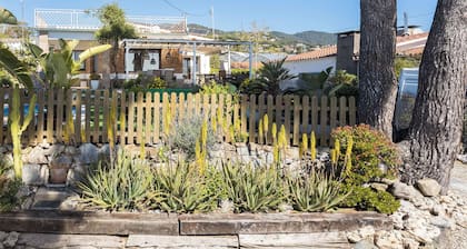 House with sea views, garden and pool