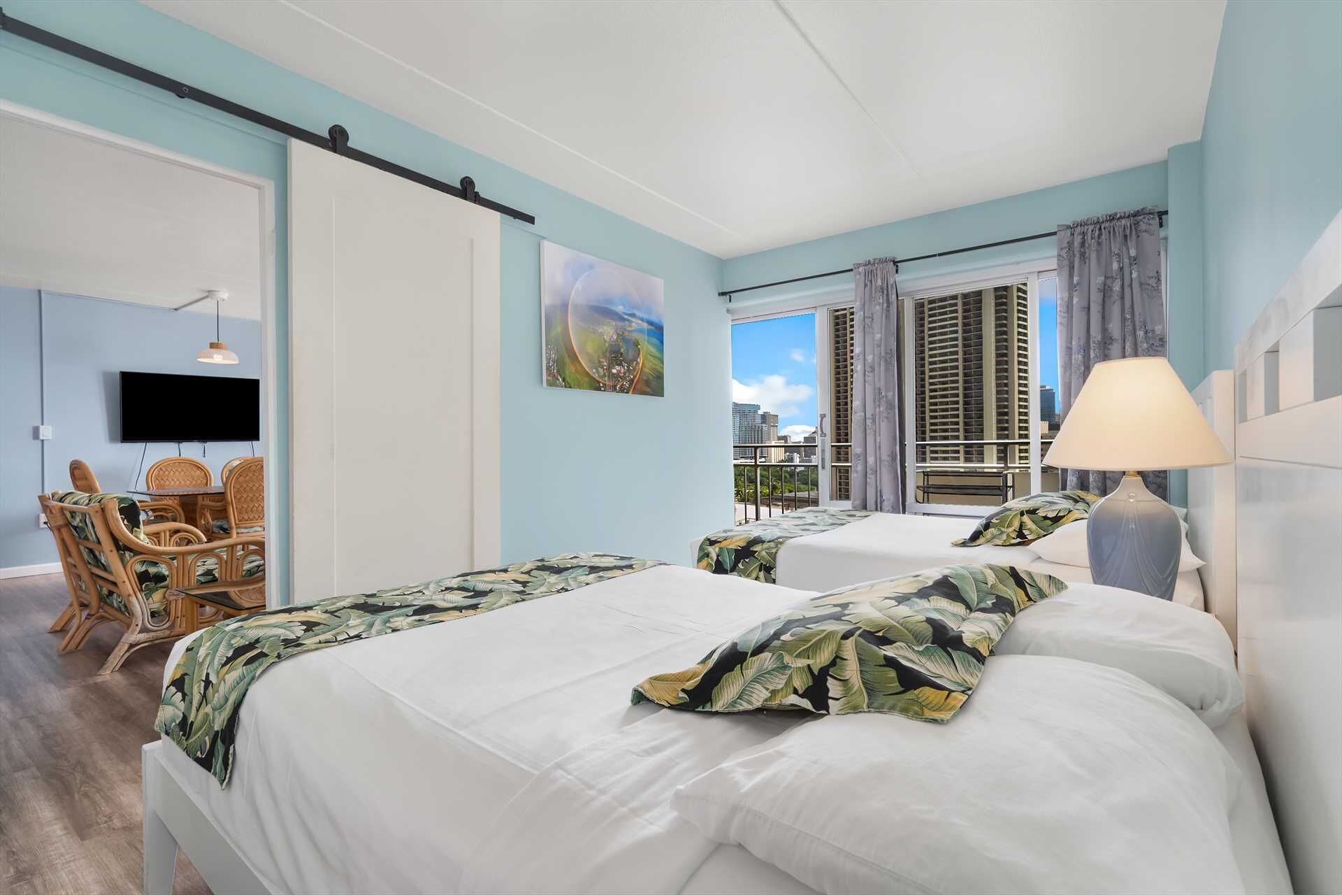 Ilikai 1434 2 Bedroom Ocean/lagoon Views Extended Lanai - Qn Bed + 2 Full - 歐胡島