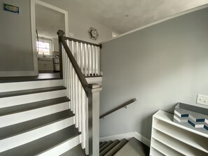 Interior - Popponesset modern beach house 6 minute walk to private beach (plenty of beds)! (Mashpee)