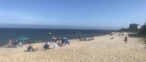 Beach nearby, sun-loungers