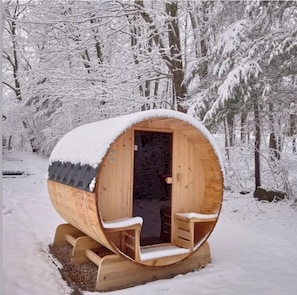 Property grounds -  Walk to the beach! Luxuriate in an outdoor sauna (Biddeford)