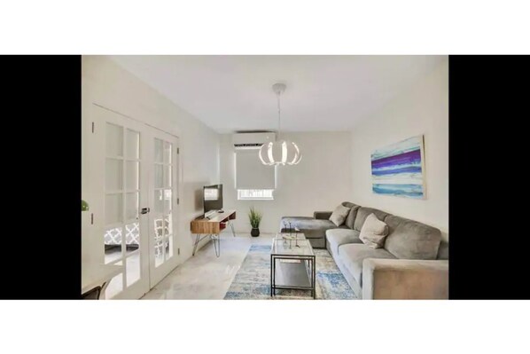 Living area - Design District Apartment A (Miami)