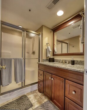 Shower, toilet paper
