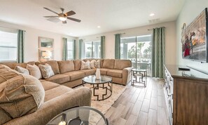 TV, video game console, table football, ping pong - Energetic Villa with Gazebo at Encore (Kissimmee)