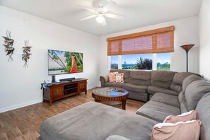 Una televisión, libros