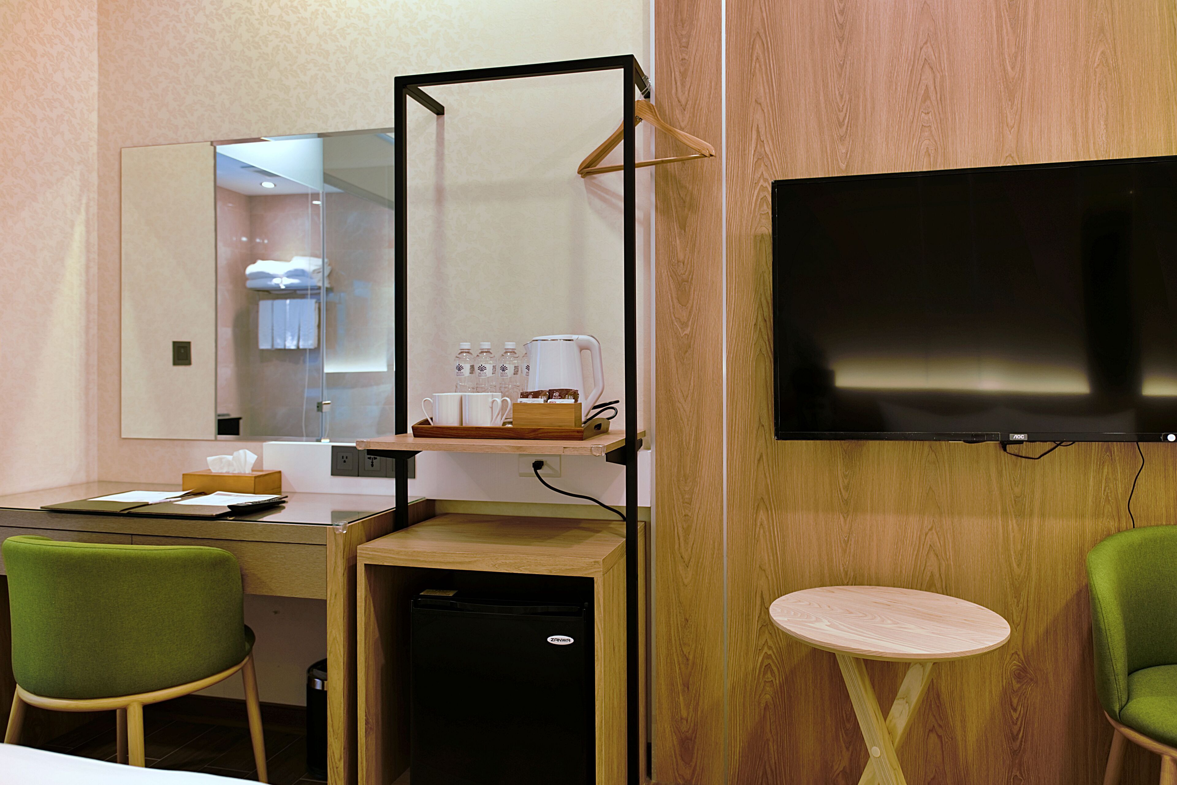 luxury double room | in-room safe, desk, blackout curtains, free wifi