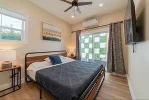 5 habitaciones, escritorio, tabla de planchar con plancha y wifi gratis