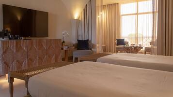 Chambre Deluxe | Minibar, coffres-forts dans les chambres, décoration personnalisée