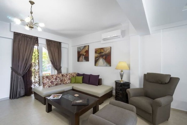 Corner couch, suitable also for a child to sleep.Ground floor.