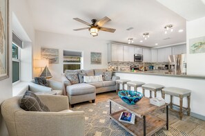 TV - Pristine Island Home with Private Pool & Hot Tub! Dog-Friendly & Near Beach! (South Padre Island)