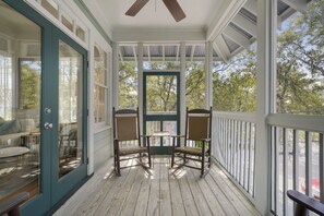 Terrace/patio - Updated in Seaside, Amazing Porches, Close to West Side Pool + 2 Adult Bikes! (Santa Rosa Beach)