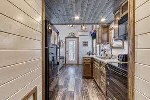 Private kitchen - Fawn Cottage is a Tiny Home in Wears Valley! (Sevierville)