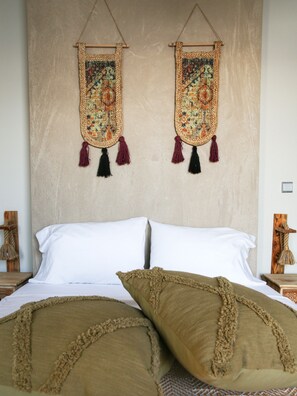 2 slaapkamers, een bureau, gratis wifi, beddengoed
