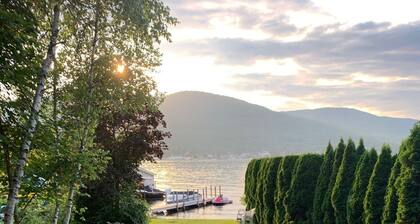 Lake George Perfect Winter and Summer Lakefront Location